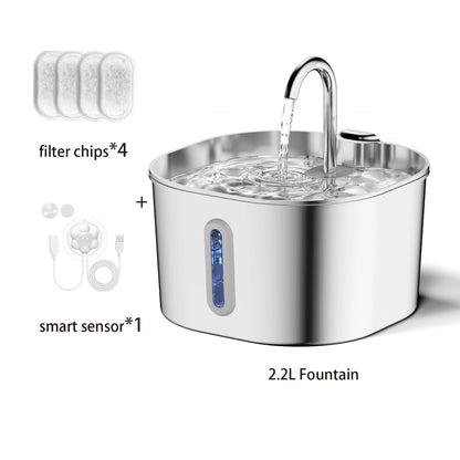 SteelFlow Stainless Steel Water Fountain