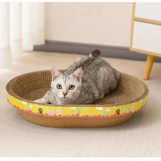 OvalWave Corrugated Cat Scratcher