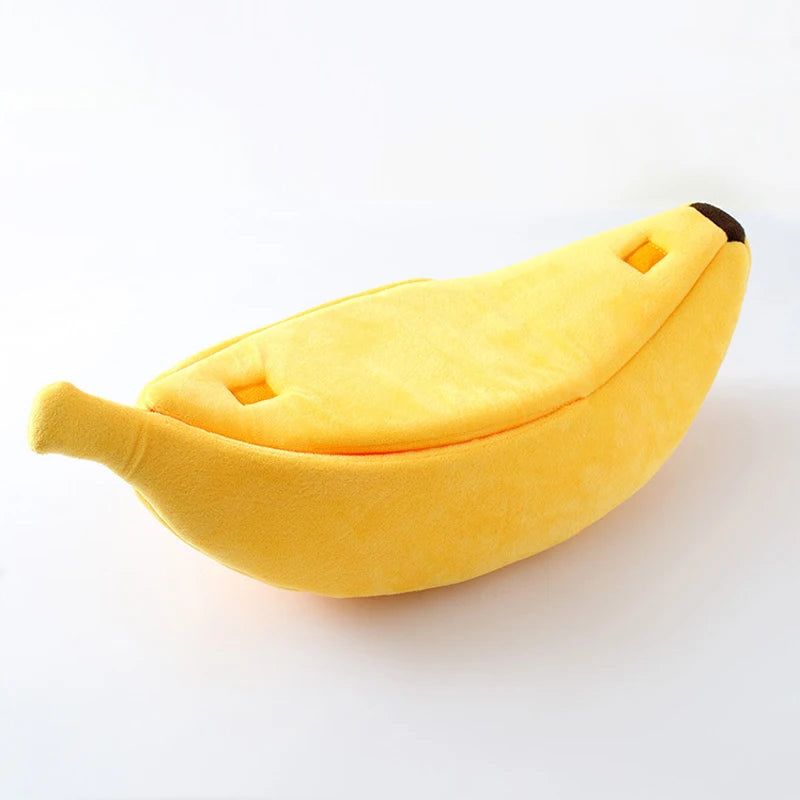 Creative Banana Pet Nest - Fun & Soft Cushion