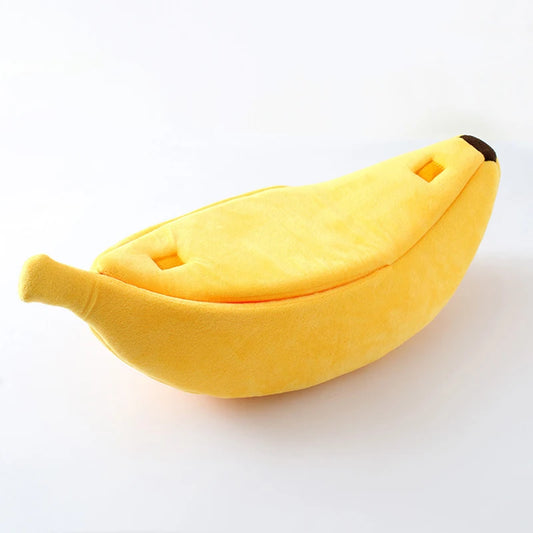 Creative Banana Pet Nest - Fun & Soft Cushion