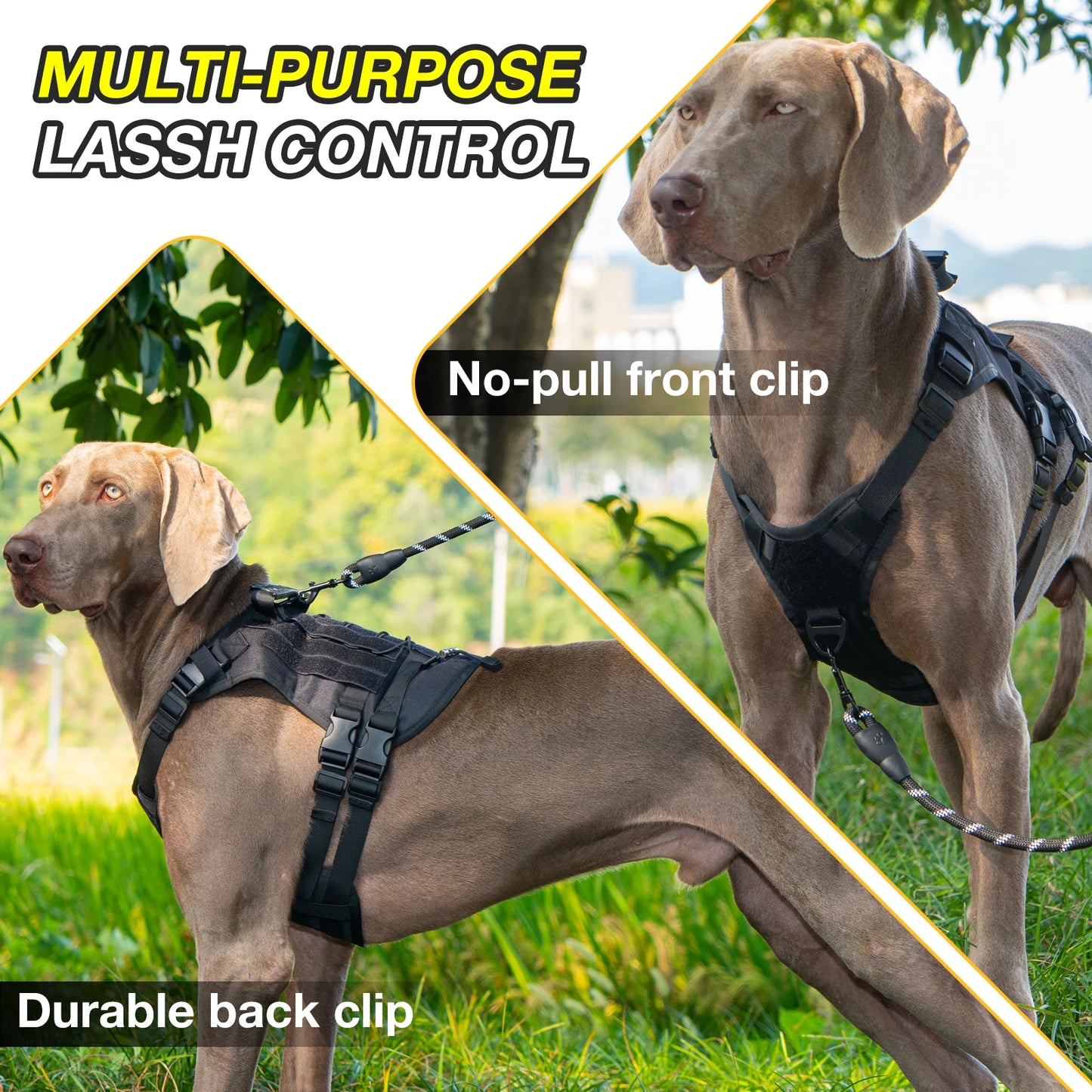 Pro-Tactical Pet Harness - Durable Outdoor Edition