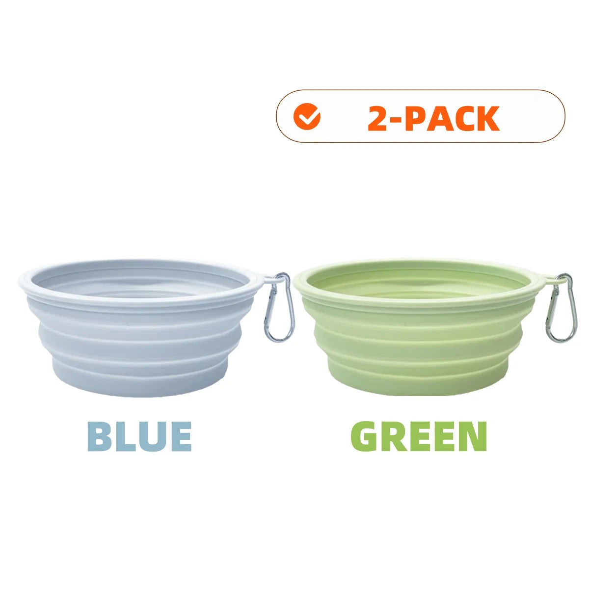 GoPack 2-Piece Collapsible Bowls