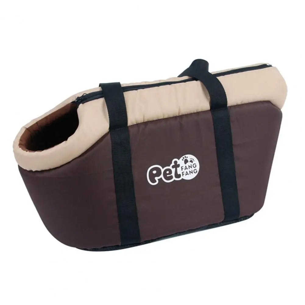 Premium Soft-Sided Pet Tote - Ergonomic Travel Bed