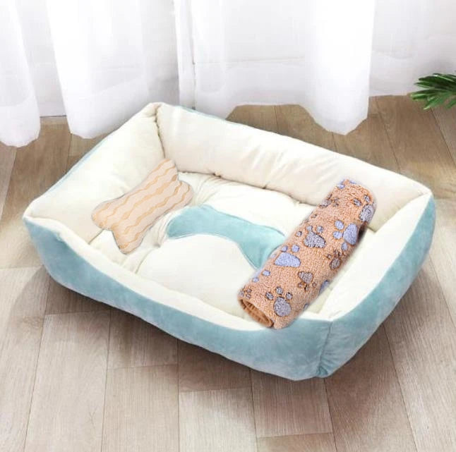 Modern Minimalist Square Pet Nest - Soft & Cozy