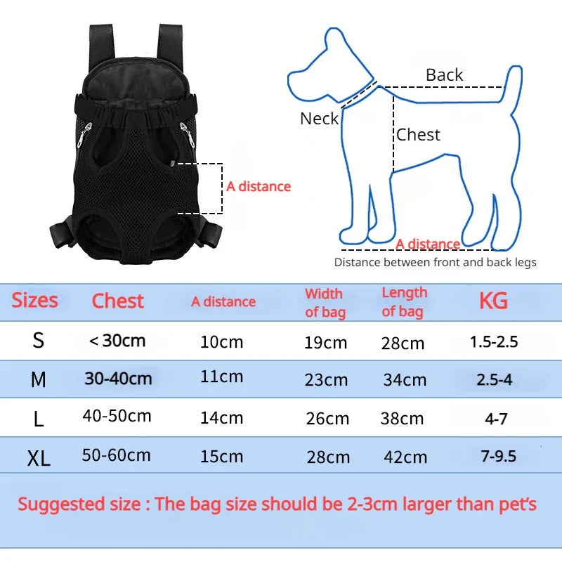 Functional Dual-Shoulder Pet Carrier - Lightweight & Airy