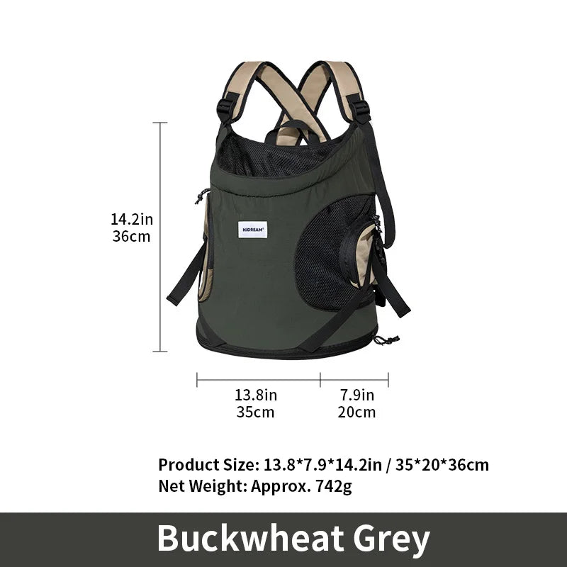 Ergonomic Front-Facing Pet Carrier - Comfort Travel Bag