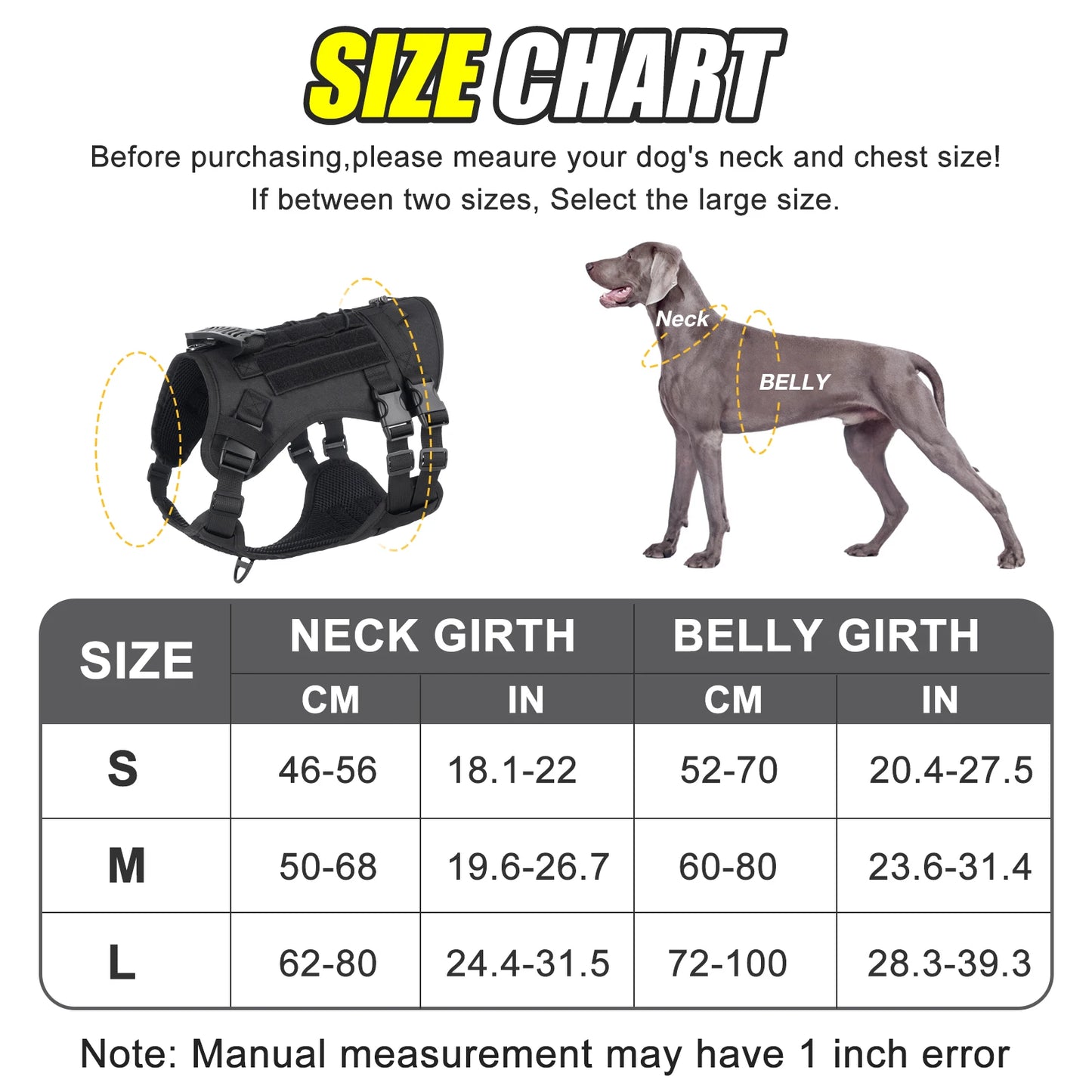 Pro-Tactical Pet Harness - Durable Outdoor Edition
