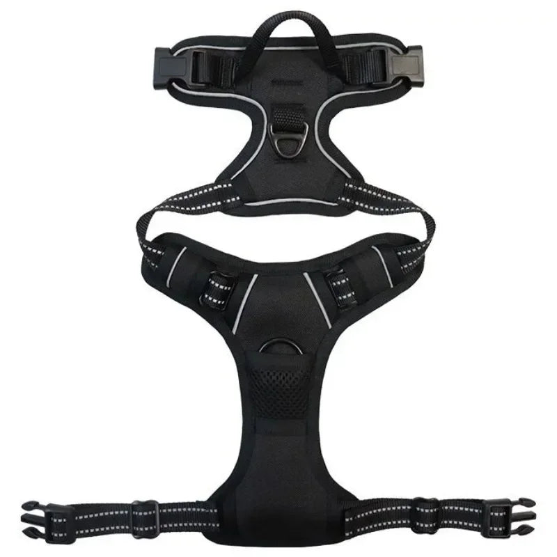 Reflective Minimalist Pet Harness - Secure & Sleek
