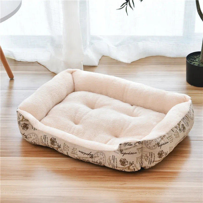 Modern Minimalist Square Pet Nest - Soft & Cozy