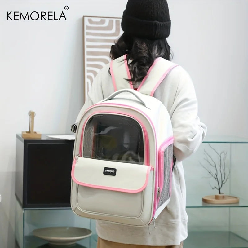 Luxury Transparent Pet Capsule - Outdoor Breathable Gear