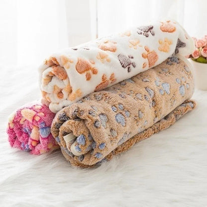 FleecyPaws Cartoon Soft Pet Mat