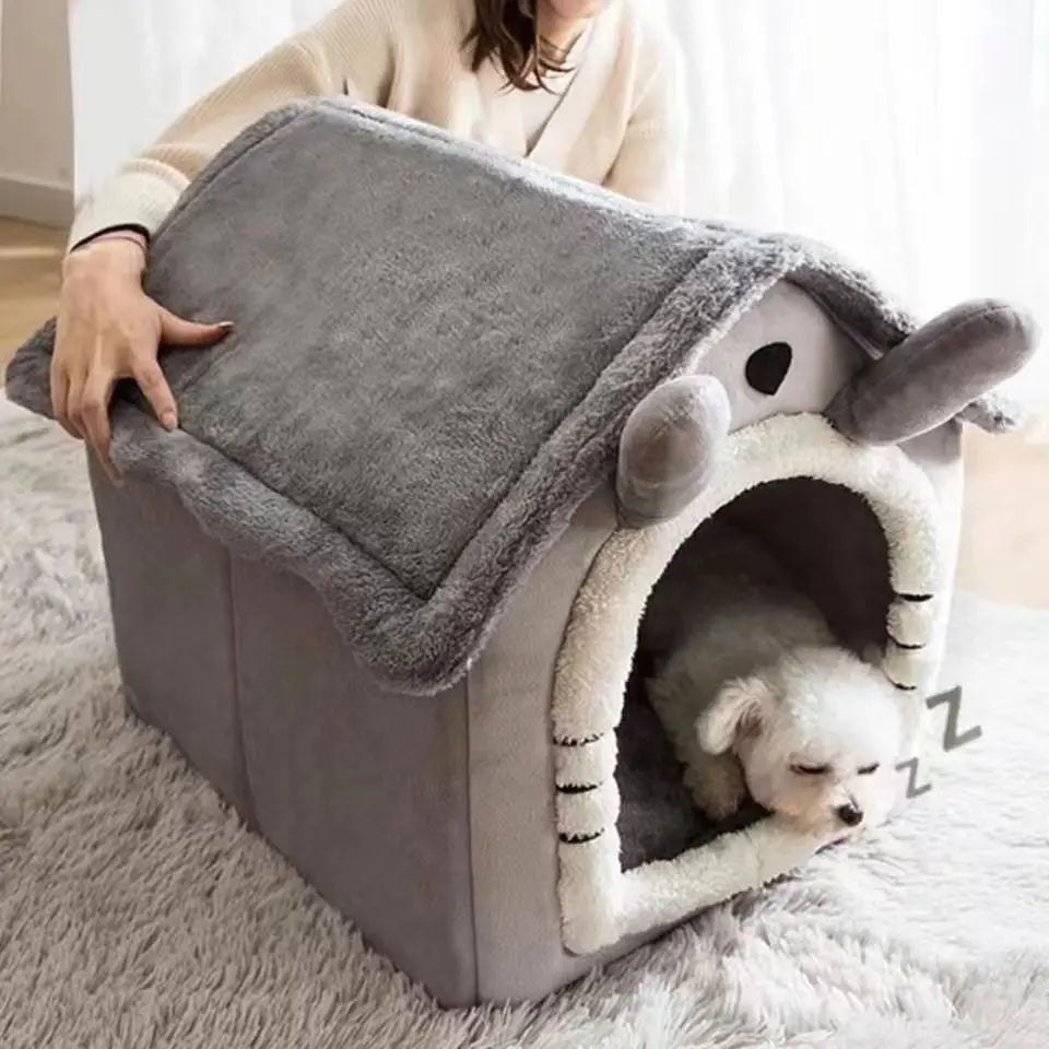 Modern Pet House Bed - All-Season Aesthetic Design