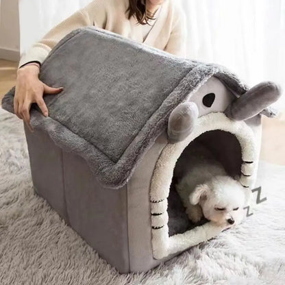 Modern Pet House Bed - All-Season Aesthetic Design