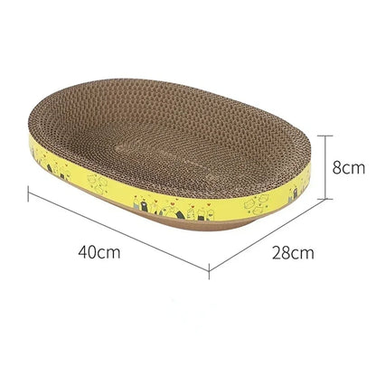 OvalWave Corrugated Cat Scratcher