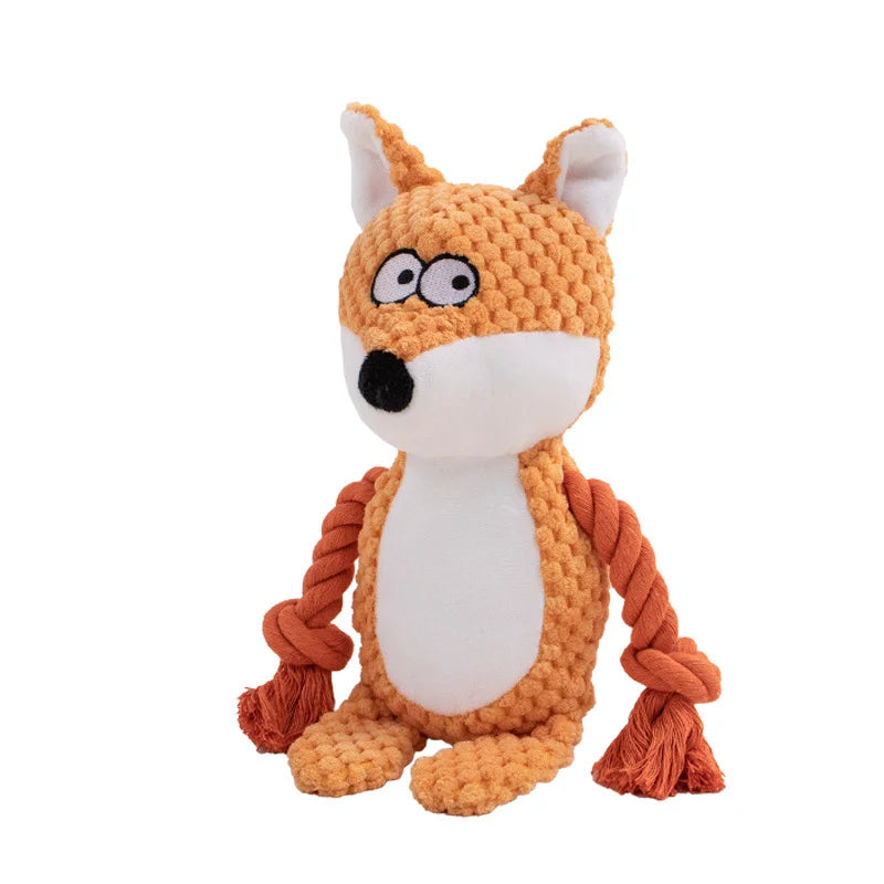 ToughChew Squeaky Plush Bone