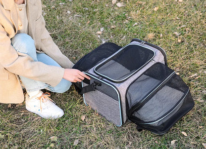 Essential Foldable Pet Carrier - Expandable & Breathable