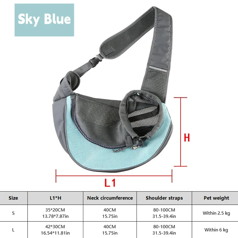 BreatheFree Mesh Dog Sling Bag