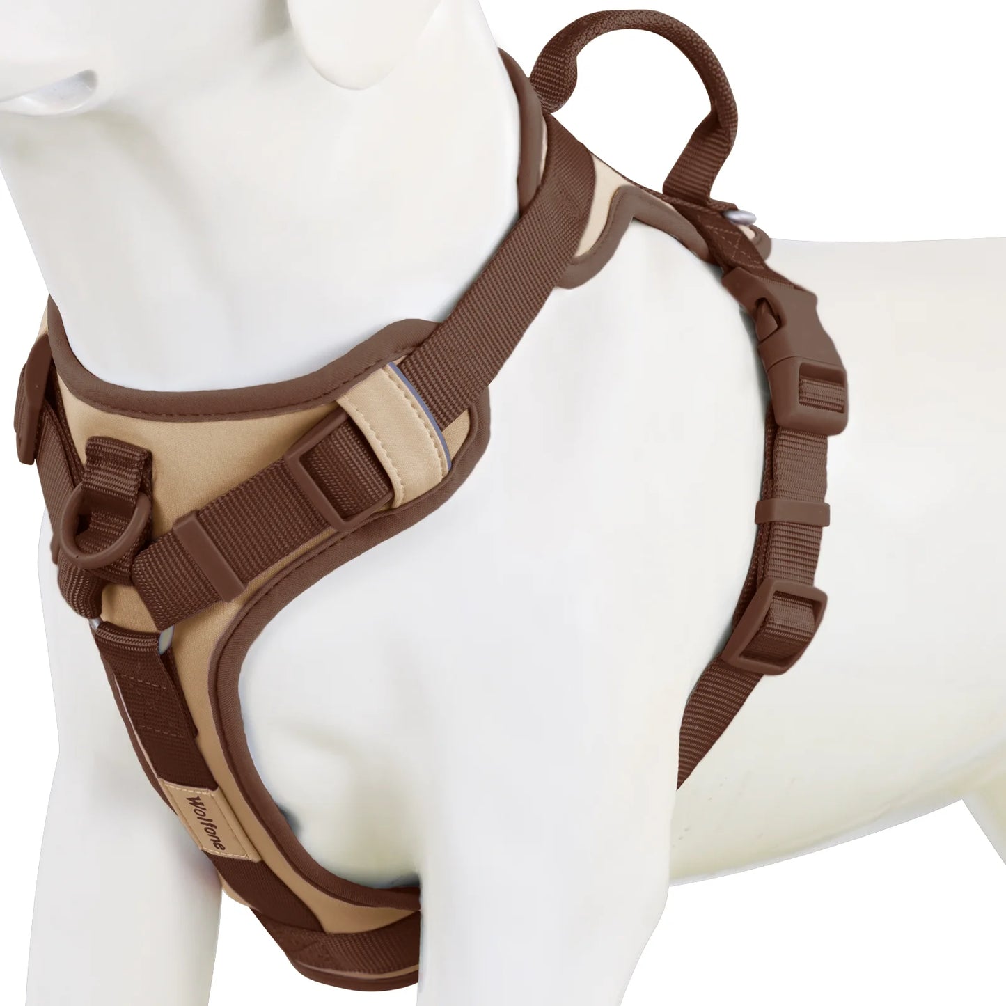 Chocolate Velvet Comfort Pet Harness - No-Pull Design