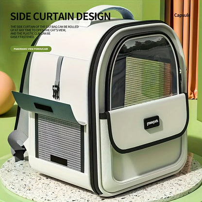 Luxury Transparent Pet Capsule - Outdoor Breathable Gear