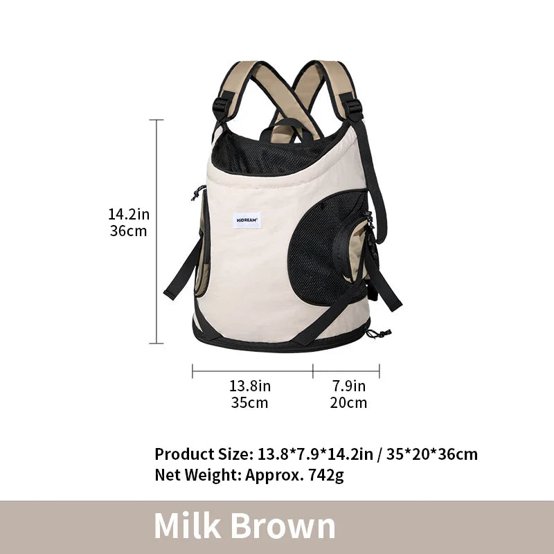 Ergonomic Front-Facing Pet Carrier - Comfort Travel Bag