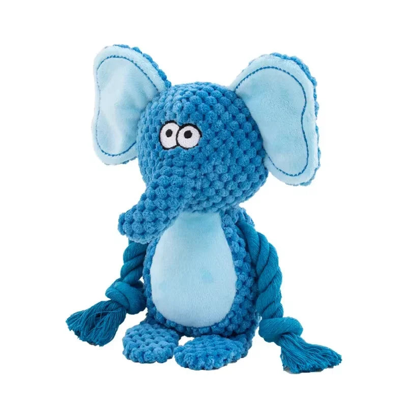 ToughChew Squeaky Plush Bone