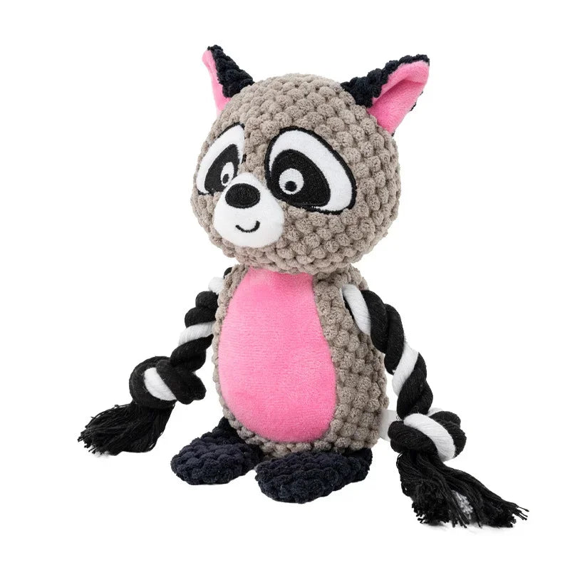 ToughChew Squeaky Plush Bone