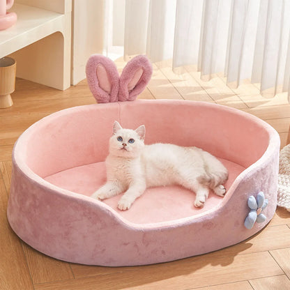 Cloud-Soft Detachable Pet Bed - Premium Washable