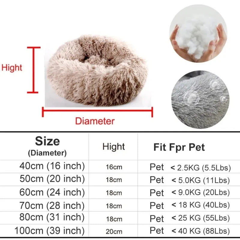 Marshmallow Calming Donut Bed