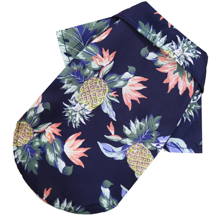 Tropical Breeze Pet Summer Shirt - Breathable Cotton