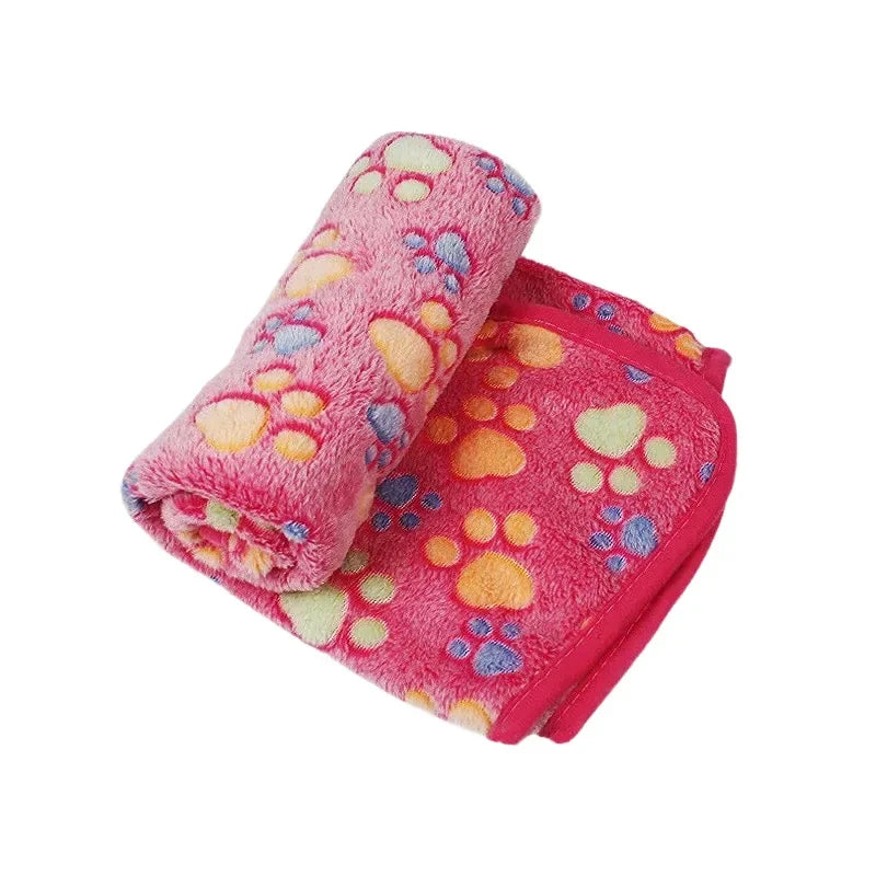 FleecyPaws Cartoon Soft Pet Mat