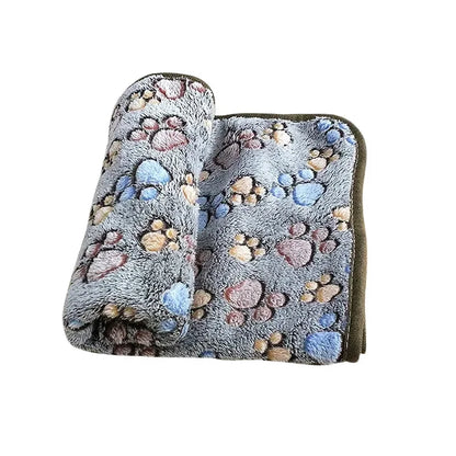 FleecyPaws Cartoon Soft Pet Mat