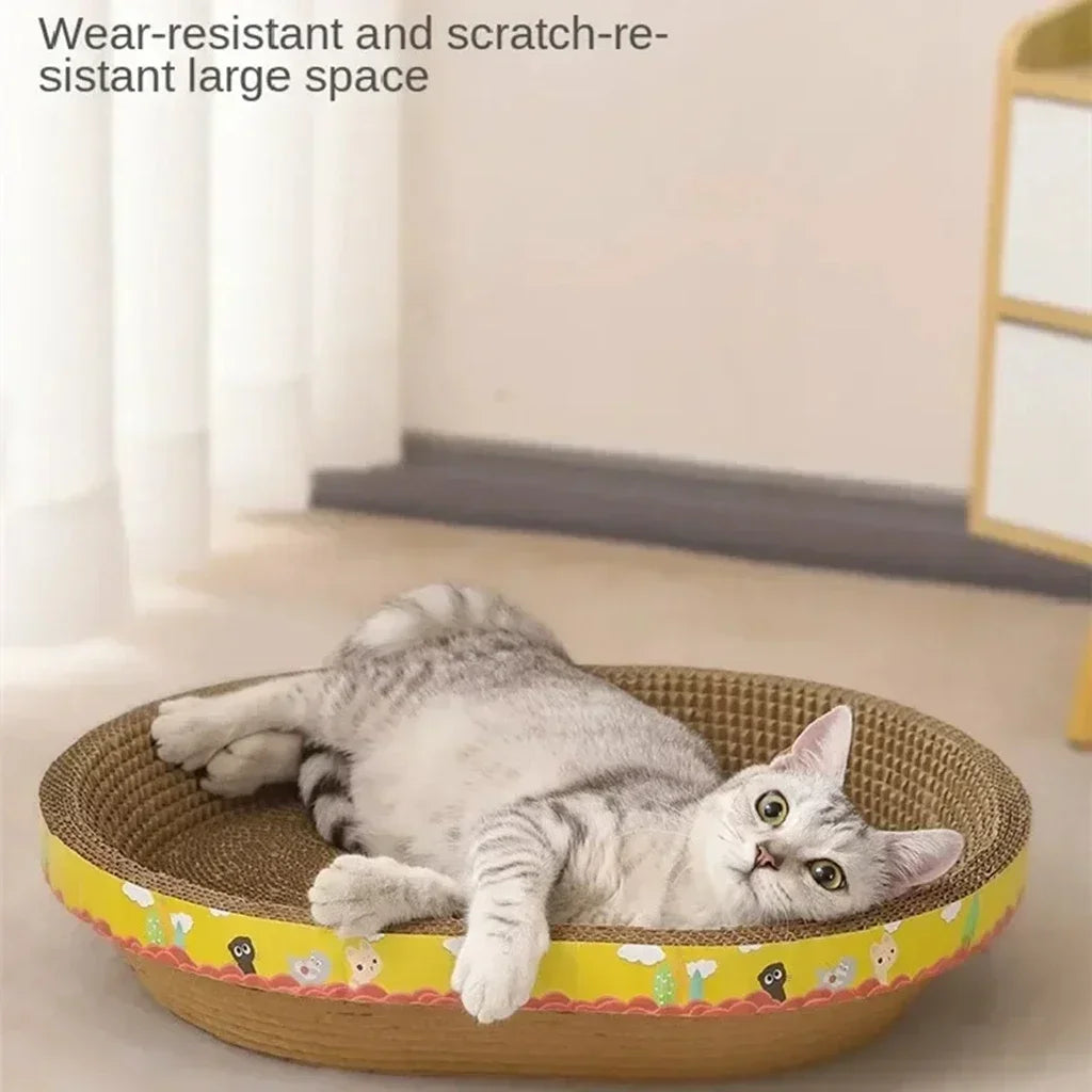 OvalWave Corrugated Cat Scratcher