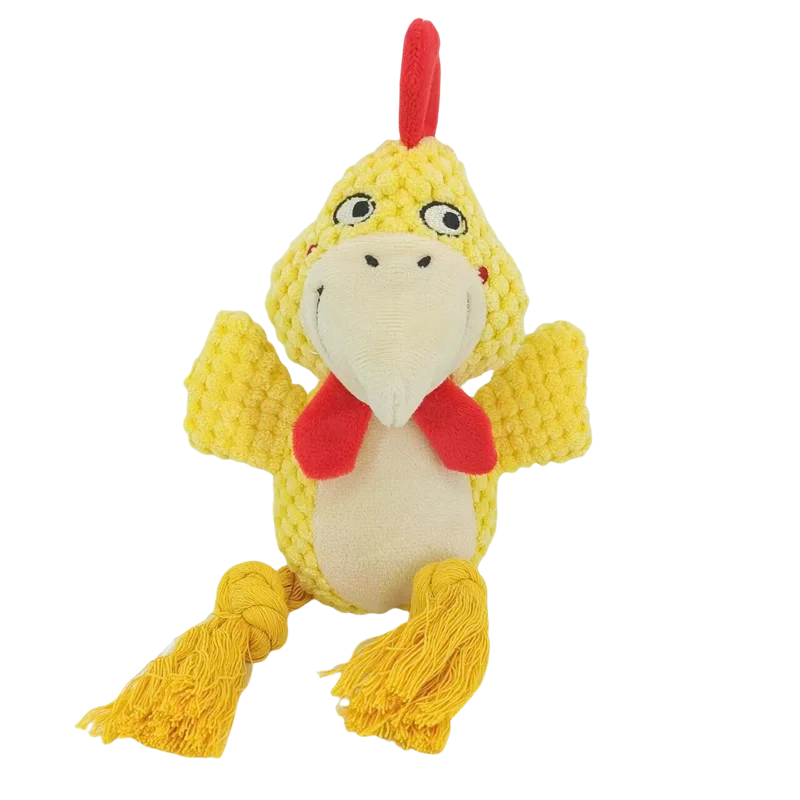 ToughChew Squeaky Plush Bone