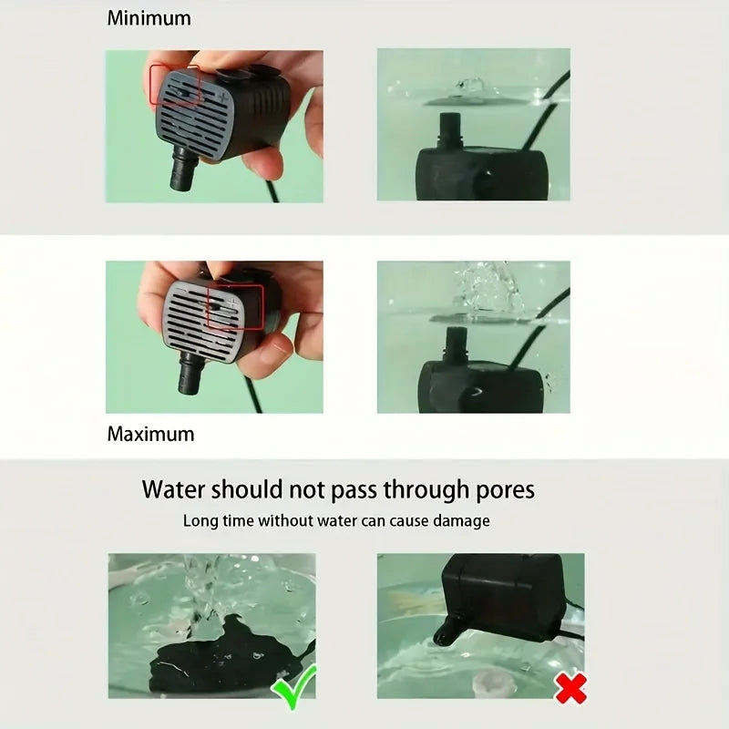 AquaMute Ultra-Quiet Water Fountain