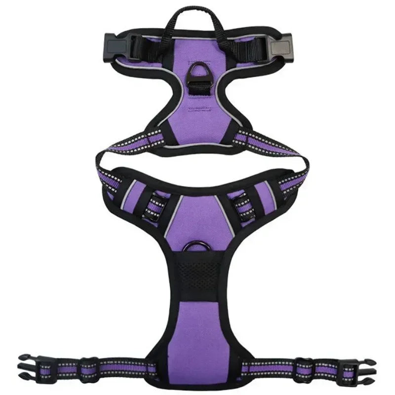 Reflective Minimalist Pet Harness - Secure & Sleek