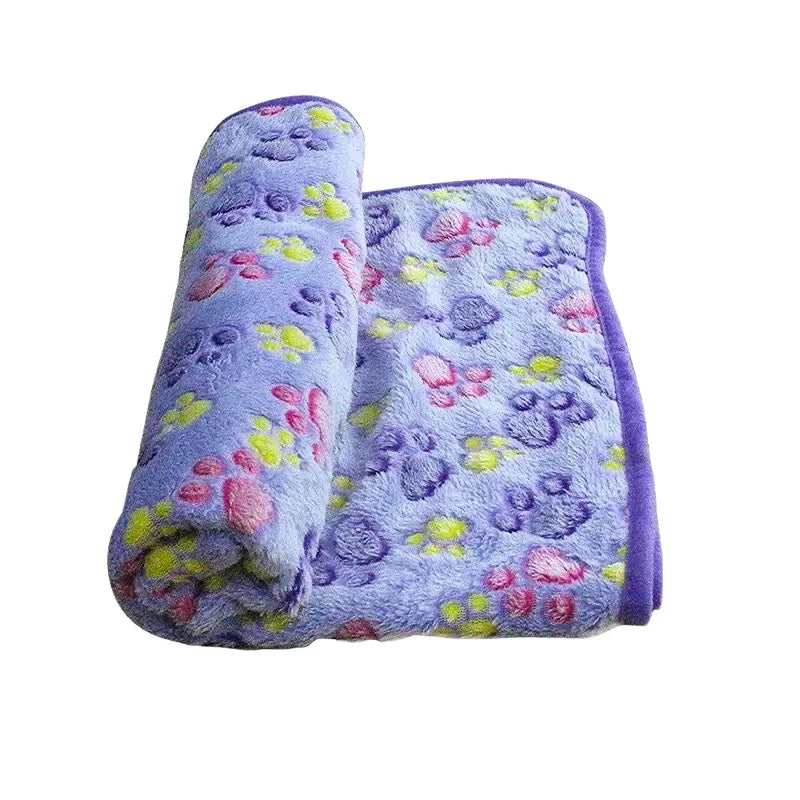 FleecyPaws Cartoon Soft Pet Mat