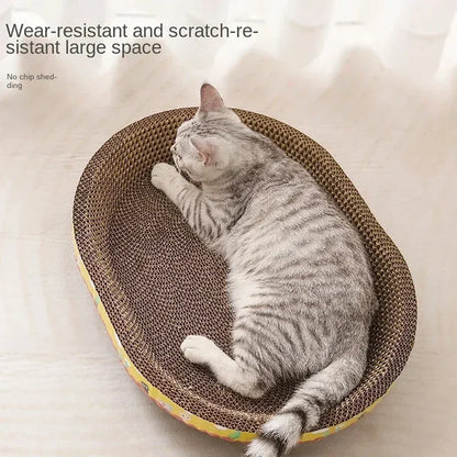 OvalWave Corrugated Cat Scratcher