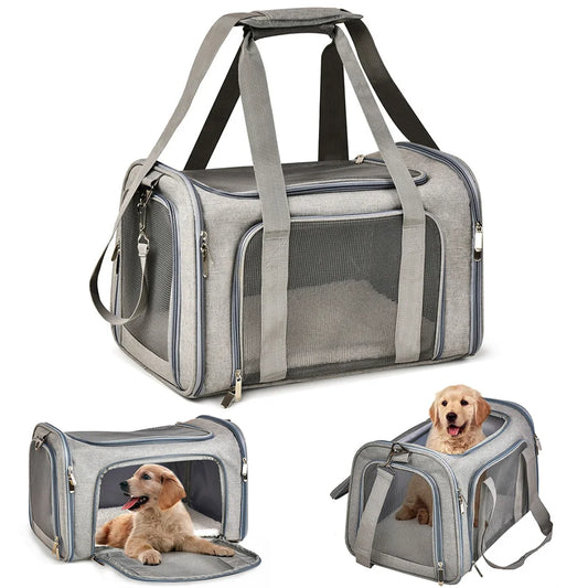Airline-Approved Pet Carrier - Sleek & Soft-Sided