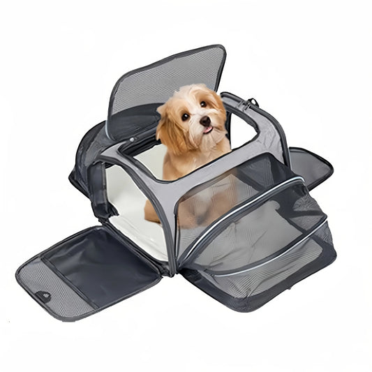 Essential Foldable Pet Carrier - Expandable & Breathable