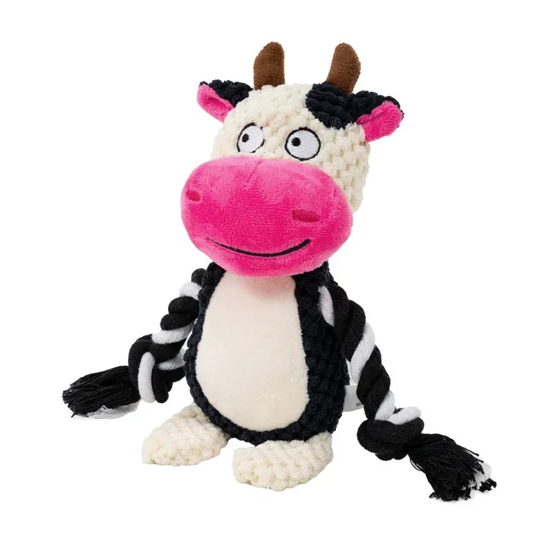 ToughChew Squeaky Plush Bone